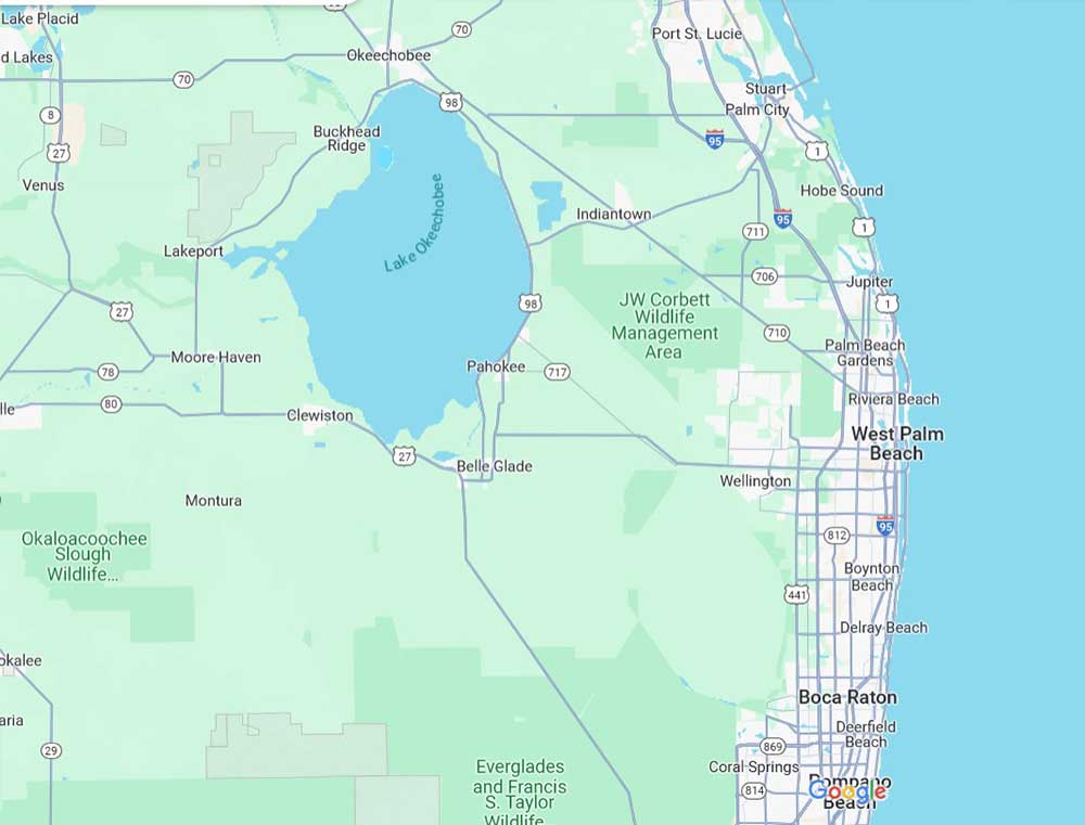 South Florida Cleaning Experts Map Image